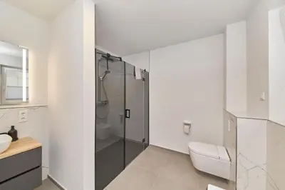 Ein Badezimmer in der Unterkunft Mosel Panorama