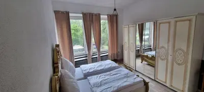 Ein Bett oder Betten in einem Zimmer der Unterkunft Moselblick