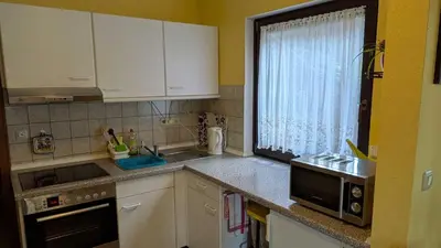 Küche/Küchenzeile in der Unterkunft Ferienwohnung Bei Grüns - nur Urlaubsgäste