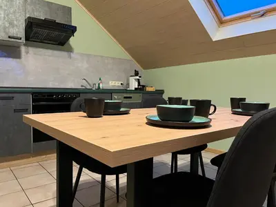 Küche/Küchenzeile in der Unterkunft Ferienapartments Eifel Stay