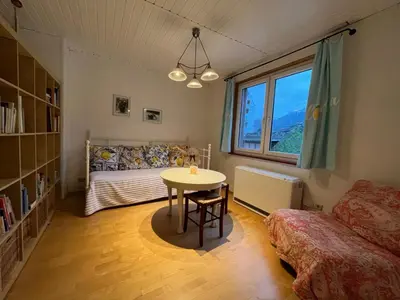 Ein Bett oder Betten in einem Zimmer der Unterkunft Ferienhaus Mauseloch