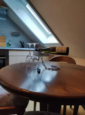 Grundriss der Unterkunft Panorama Oase Ferienwohnung mit Blick auf Mosel und Reichsburg