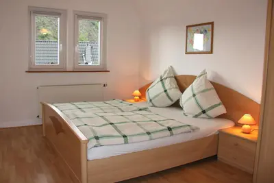 Ein Bett oder Betten in einem Zimmer der Unterkunft Apartment Sonnenschein