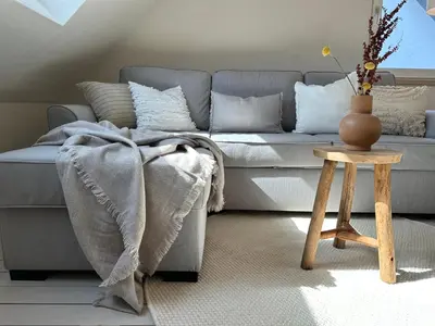 Ein Sitzbereich in der Unterkunft Cozy City Apartment Daun - Ferienwohnung