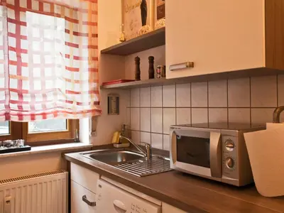 Küche/Küchenzeile in der Unterkunft Michels Nest