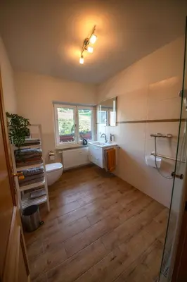 Ein Badezimmer in der Unterkunft Casa Oos