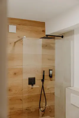 Ein Badezimmer in der Unterkunft Coblenz Suites - Design Apartment City