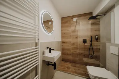 Ein Badezimmer in der Unterkunft Coblenz Suites - Design Apartment City