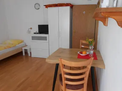 Küche/Küchenzeile in der Unterkunft Ferienwohnung Hecking