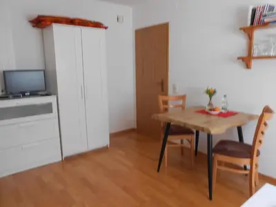 Küche/Küchenzeile in der Unterkunft Ferienwohnung Hecking