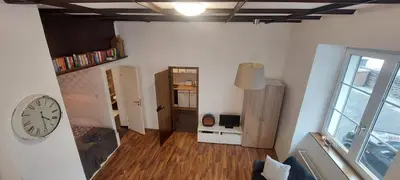 Die Bibliothek in der Ferienwohnung