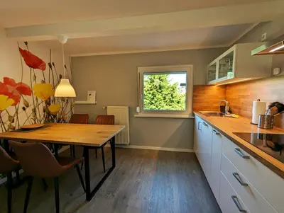 Küche/Küchenzeile in der Unterkunft Apartmenthaus GOLDGRUBE