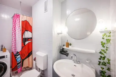 Ein Badezimmer in der Unterkunft Pop Art Loft über den Dächern von Koblenz