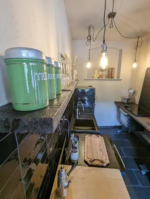 Küche/Küchenzeile in der Unterkunft Ferienhaus MaLu Zell