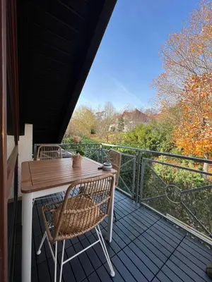 Ein Balkon oder eine Terrasse in der Unterkunft Estelle