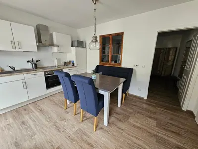 Küche/Küchenzeile in der Unterkunft Ferienhaus Ty Maya