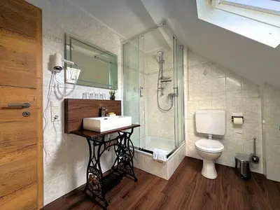 Ein Badezimmer in der Unterkunft Ferienwohnungen Bullay