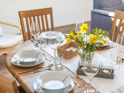 Essen in der Ferienwohnung oder in der Nähe