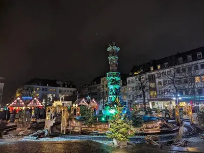 Ein allgemeiner Blick auf Koblenz oder ein Stadtblick von der Ferienwohnung aus