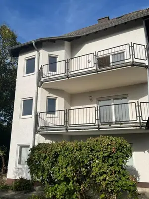 Ein Balkon oder eine Terrasse in der Unterkunft Rheinview Urbar Haus