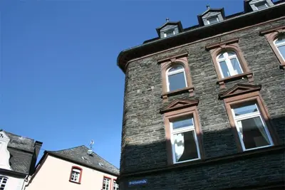 Das Gebäude in dem sich die Ferienwohnung befindet