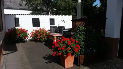 Ein Garten an der Unterkunft Eifelferienhaus Thome