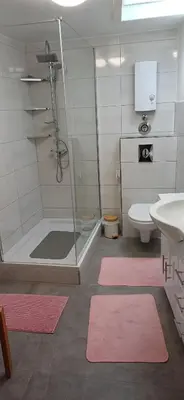 Ein Badezimmer in der Unterkunft Schnick Schnack