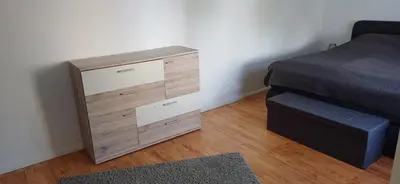 Ein Bett oder Betten in einem Zimmer der Unterkunft Schnick Schnack