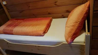 Ein Bett oder Betten in einem Zimmer der Unterkunft Haus Lahneck bei Koblenz