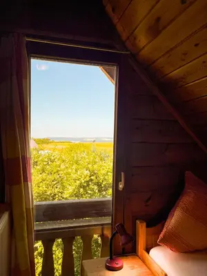 Ein Balkon oder eine Terrasse in der Unterkunft Haus Lahneck bei Koblenz