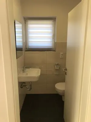 Ein Badezimmer in der Unterkunft Fewo Rhein-Lahn Penthouse OG3-1