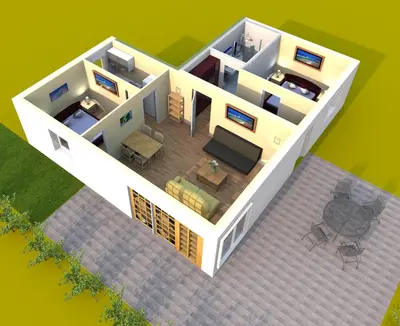 Grundriss der Unterkunft Traumhaus am Maar 1