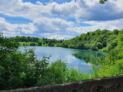 Naturlandschaft in der Nähe des Ferienhauses