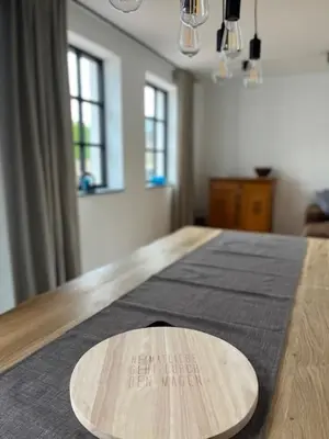 Ein Bett oder Betten in einem Zimmer der Unterkunft Eifel-Bau-Traum Schlich