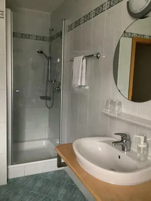 Ein Badezimmer in der Unterkunft Mosel Ferienresidenz ZickZack