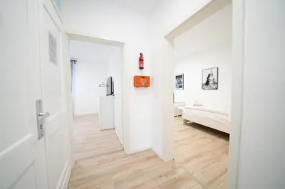 Ein Bett oder Betten in einem Zimmer der Unterkunft DWK: Monteurhaus Braubach bei Koblenz