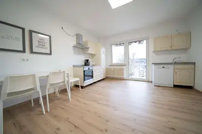 Küche/Küchenzeile in der Unterkunft DWK: Monteurwohnung Koblenz