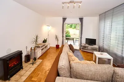 TV/Unterhaltungsangebot in der Unterkunft Ferienwohnung Haus Waldblick