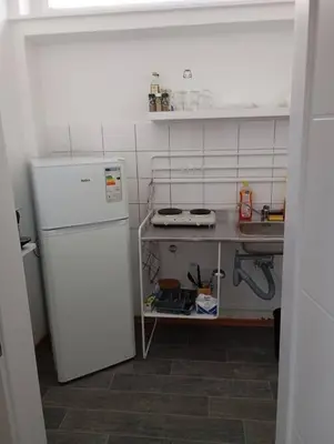 Küche/Küchenzeile in der Unterkunft Apartment Koblenz nähe Uni und BWZK