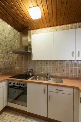 Küche/Küchenzeile in der Unterkunft Ferienwohnungen Casa Ri(e)sig