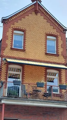 Ein Balkon oder eine Terrasse in der Unterkunft Haus Rheinglück 