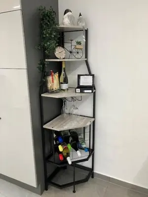 Küche/Küchenzeile in der Unterkunft Ferienwohnung StilleMitte