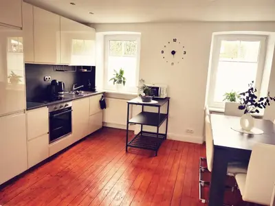 Küche/Küchenzeile in der Unterkunft Ferienhaus VioLin