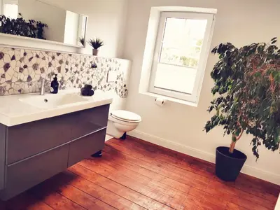 Ein Badezimmer in der Unterkunft Ferienhaus VioLin