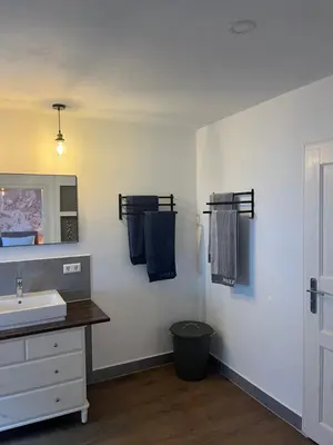 Ein Badezimmer in der Unterkunft Ferienwohnung Clemens
