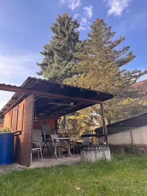 Das Gebäude in dem sich die Ferienwohnung befindet