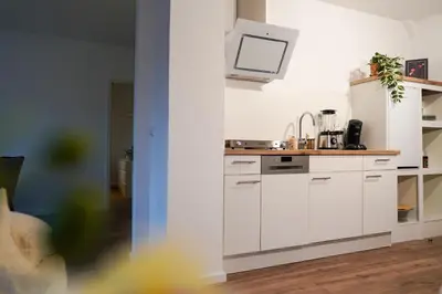 Küche/Küchenzeile in der Unterkunft Suite Katharina