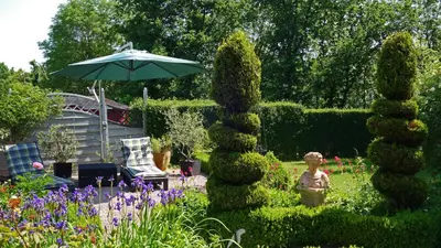 Ein Garten an der Unterkunft Ferienwohnung Preziosa