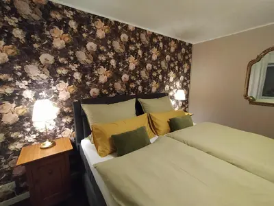 Ein Bett oder Betten in einem Zimmer der Unterkunft Kleine Auszeit