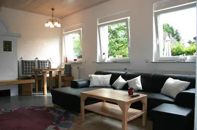 Ein Sitzbereich in der Unterkunft Apartment Kraemer Dax